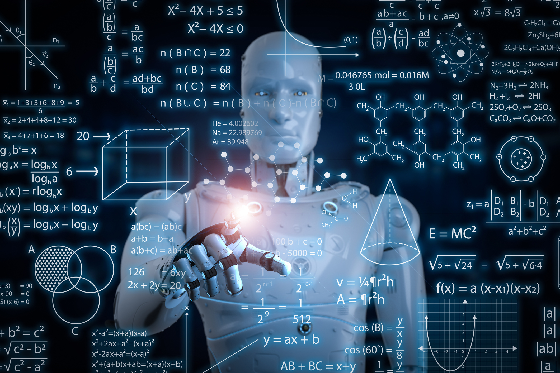 AI: robot ingesting data