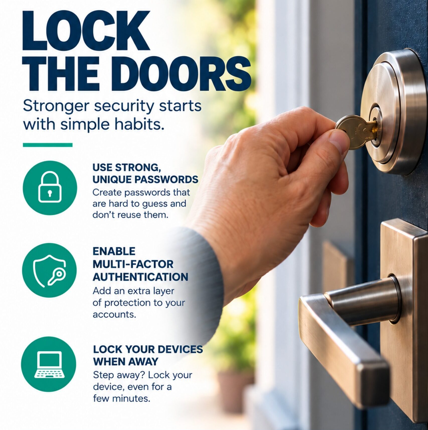 Lock the doors